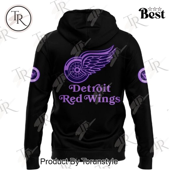 Detroit Red Wings x Hockey Fights Cancer 25th Anniversary Hoodie