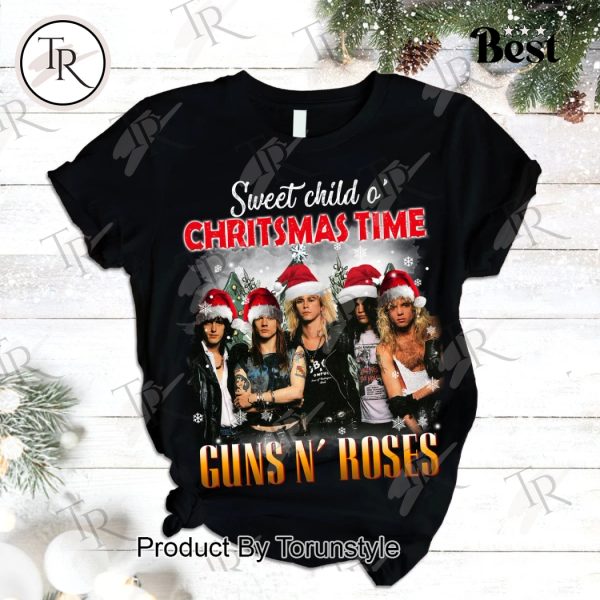 Sweet Child O’ Christmas Time Guns N’ Roses Pajamas Set