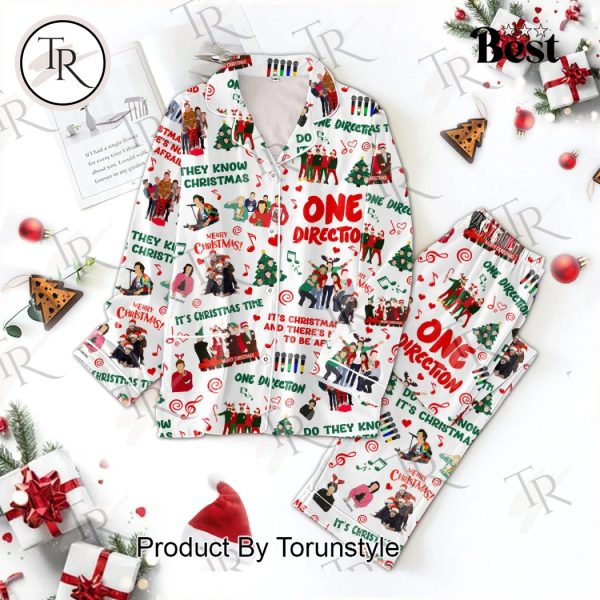 One Direction Merry Christmas Pajamas Set