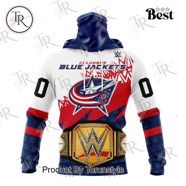 NHL Columbus Blue Jackets Special WWE Design Hoodie