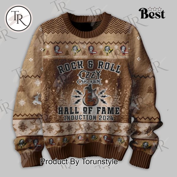 Ozzy Osbourne Rock & Roll Hall Of Fame Induction 2024 Sweater