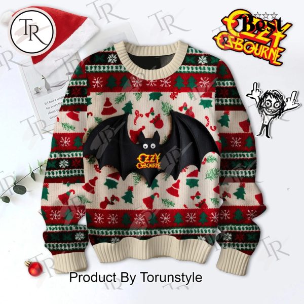 Ozzy Ozbourne Christmas Sweater