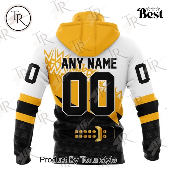 NHL Boston Bruins Special WWE Design Hoodie