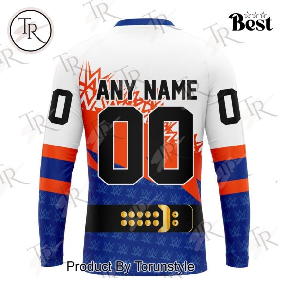 NHL New York Islanders Special WWE Design Hoodie