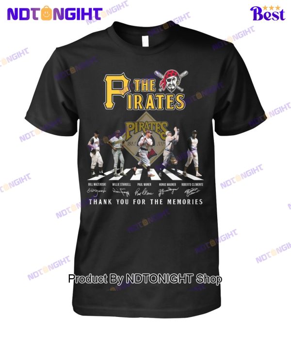 Pittsburgh Pirates 142th Anniversary Thank You For The Memories Unisex T-Shirt