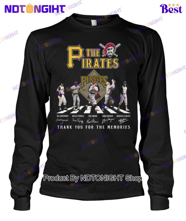 Pittsburgh Pirates 142th Anniversary Thank You For The Memories Unisex T-Shirt