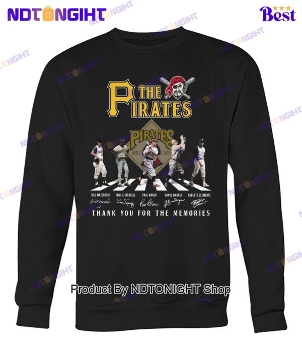 Pittsburgh Pirates 142th Anniversary Thank You For The Memories Unisex T-Shirt