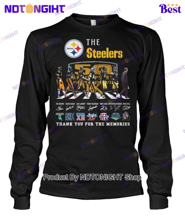 Pittsburgh Steelers 50th Anniversary Super Bowl Thank You For The Memories Unisex T-Shirt