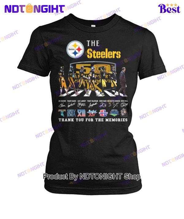 Pittsburgh Steelers 50th Anniversary Super Bowl Thank You For The Memories Unisex T-Shirt