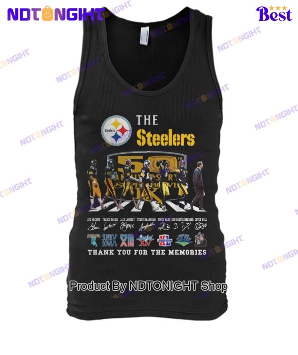 Pittsburgh Steelers 50th Anniversary Super Bowl Thank You For The Memories Unisex T-Shirt