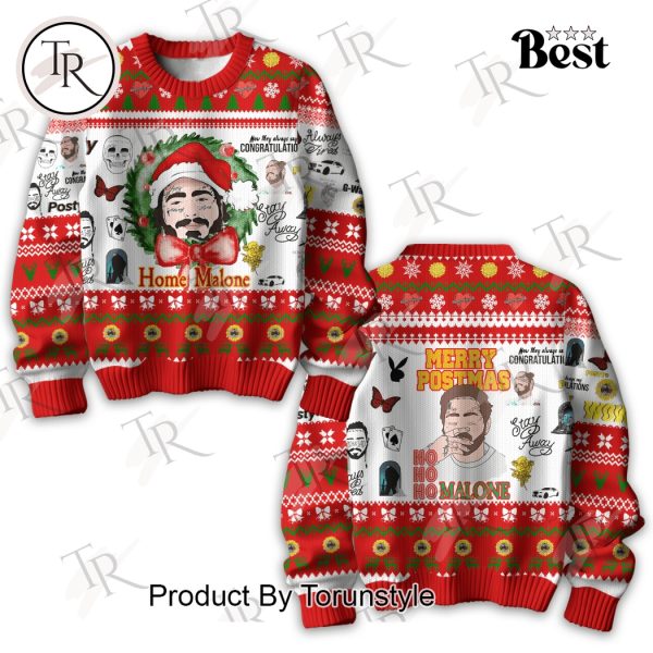 Post Malone Merry Postmas Christmas Sweater