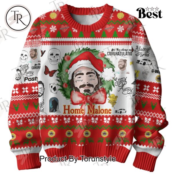 Post Malone Merry Postmas Christmas Sweater