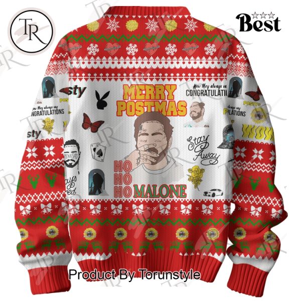 Post Malone Merry Postmas Christmas Sweater