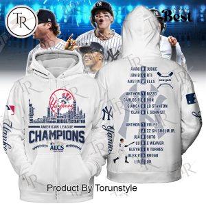 ALCS 2024 Champions New York Yankees Hoodie – White