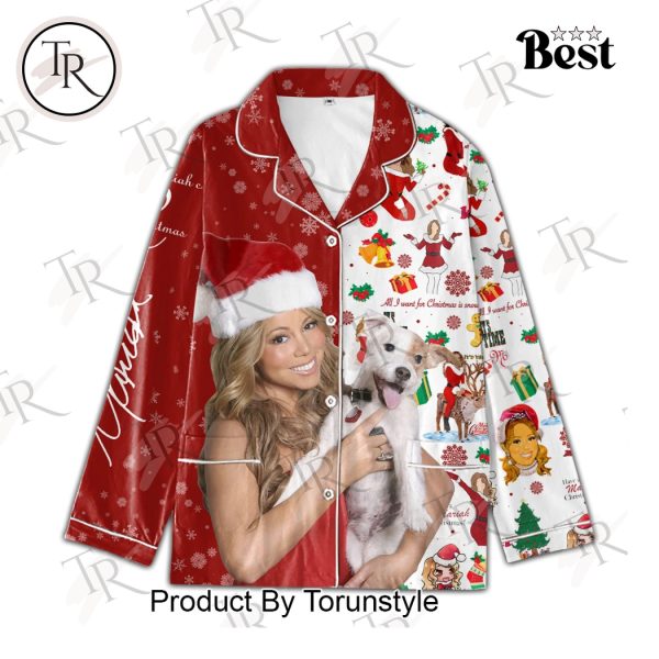 Mariah Season Merry Christmas Pajamas Set