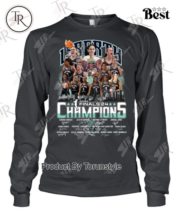 New York Liberty WNBA Finals ’24 Champions T-Shirt