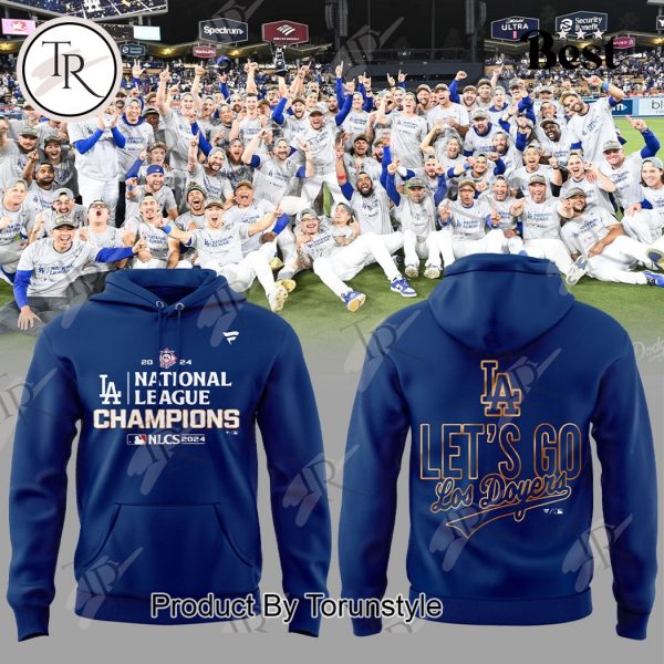 2024 National League Champions Let’s Go Dodgers Hoodie, Longpants, Cap – Navy