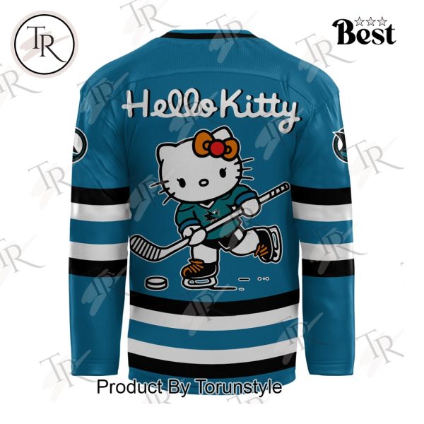 San Jose Sharks X Hello Kitty White Jersey 2024