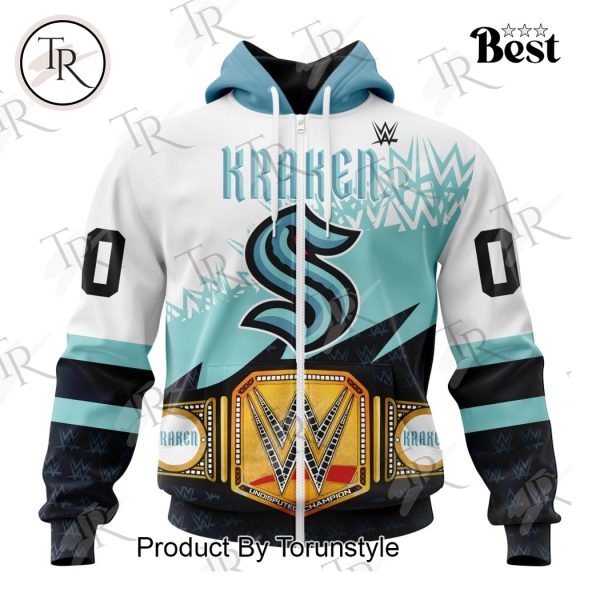 NHL Seattle Kraken Special WWE Design Hoodie