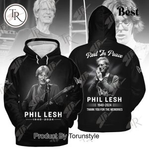 Phil Lesh 1940-2024 Thank You For The Memories Hoodie