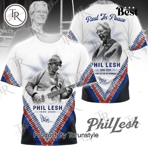 Rest In Peace Phil Lesh 1940-2024 Thank You For The Memories Hoodie