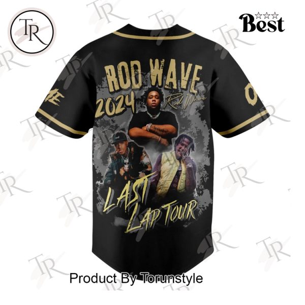 Rod Wave Last Lap Tour Custom Baseball Jersey