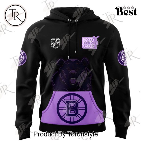 Boston Bruins x Hockey Fights Cancer 25th Anniversary Hoodie