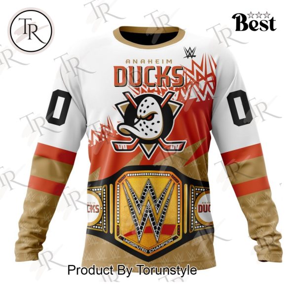 NHL Anaheim Ducks Special WWE Design Hoodie