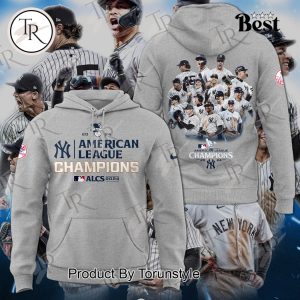 2024 American League Champions New York Yankees Hoodie, Longpants, Cap – Grey