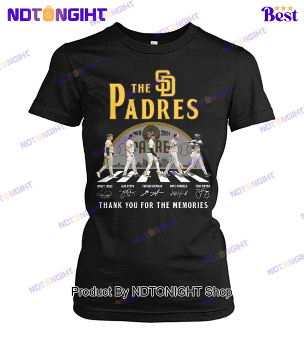 San Diego Padres 55th Anniversary Thank You For The Memories Unisex T-Shirt