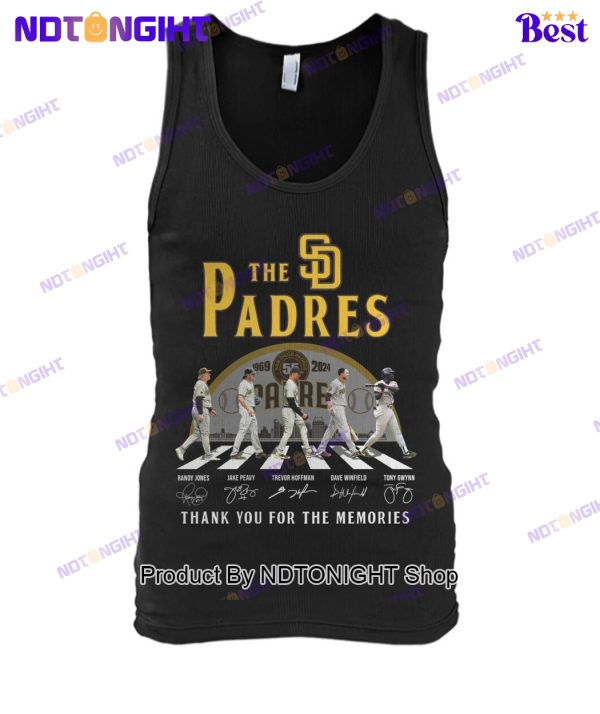 San Diego Padres 55th Anniversary Thank You For The Memories Unisex T-Shirt