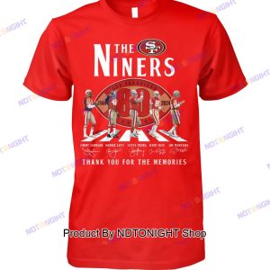 San Francisco 49ers 80th Anniversary Thank You For The Memories Unisex T-Shirt