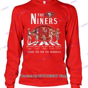 San Francisco 49ers 80th Anniversary Thank You For The Memories Unisex T-Shirt