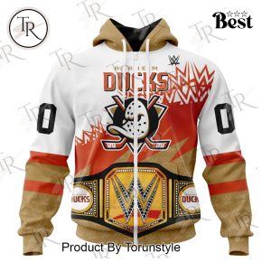 NHL Anaheim Ducks Special WWE Design Hoodie