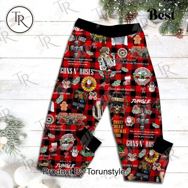 Sweet Child O’ Christmas Time Guns N’ Roses Pajamas Set