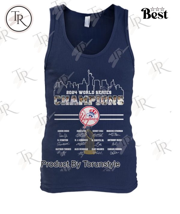 New York Yankees 2024 World Series Champions T-Shirt