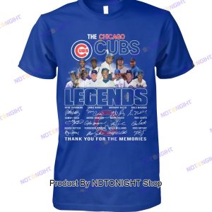 The Chicago Cubs Legends Thank You For The Memories Unisex T-Shirt