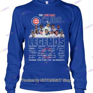 The Chicago Cubs Legends Thank You For The Memories Unisex T-Shirt