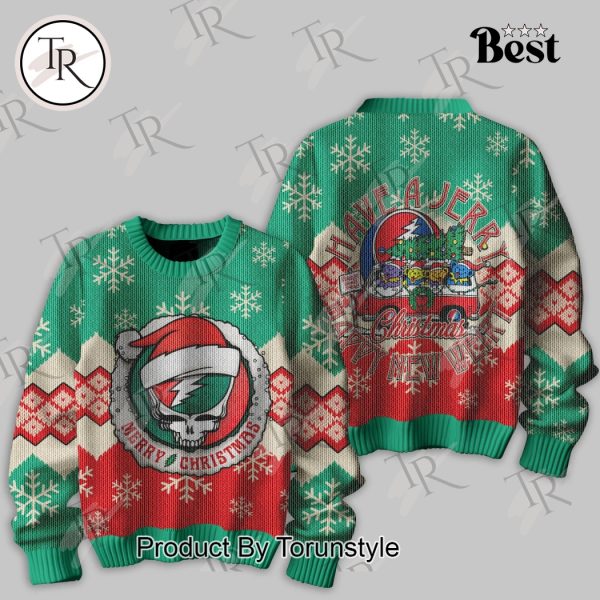 The Grateful Dead Have A Jerry Happy New Year Merry Christmas Sweater