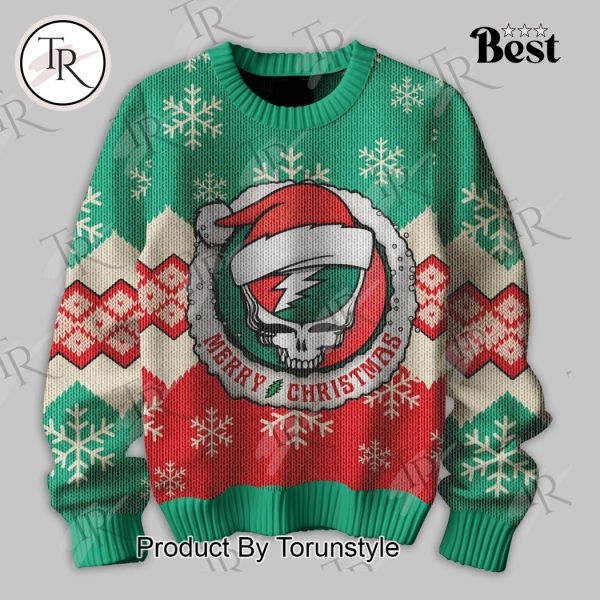 The Grateful Dead Have A Jerry Happy New Year Merry Christmas Sweater