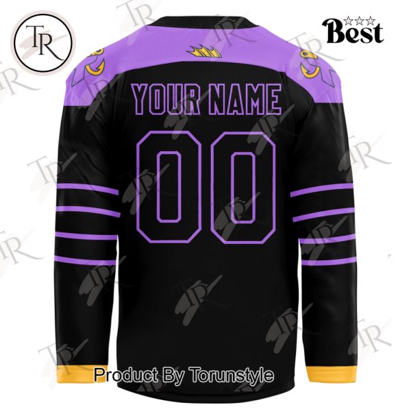 Toledo Walleye x Hockey Fight Cancer Night 2024 Custom Jersey