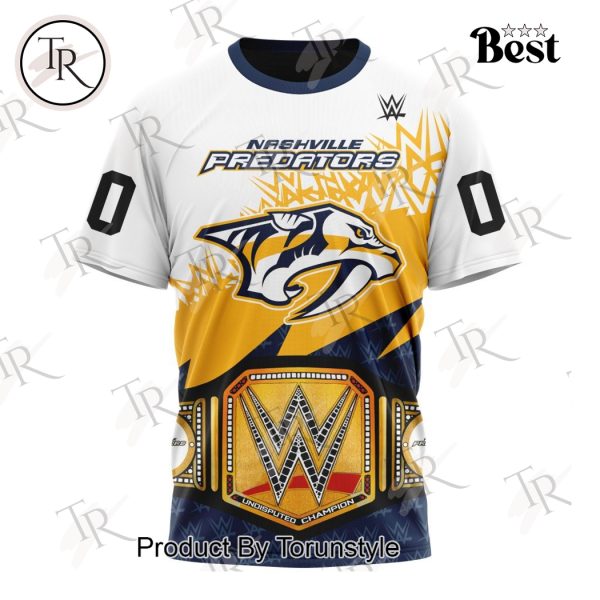 NHL Nashville Predators Special WWE Design Hoodie