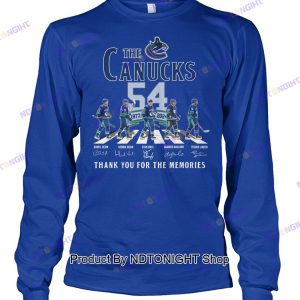 Vancouver Canucks 54th Anniversary Thank You For The Memories Unisex T-Shirt