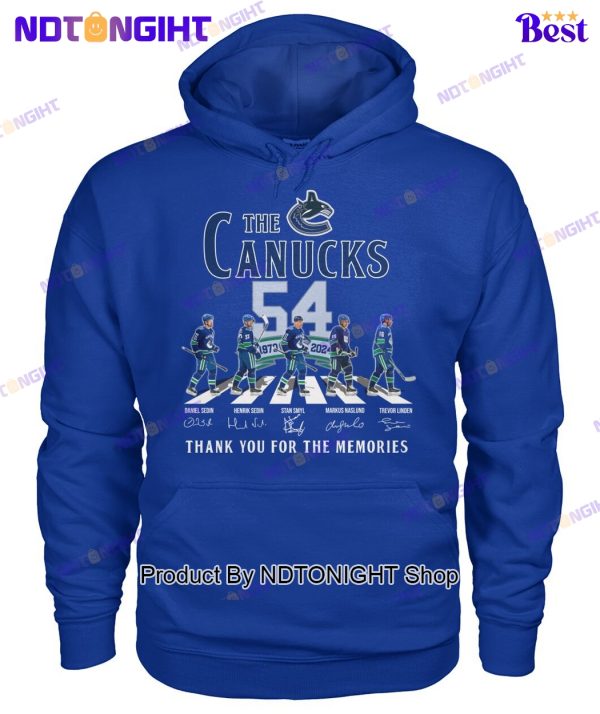 Vancouver Canucks 54th Anniversary Thank You For The Memories Unisex T-Shirt