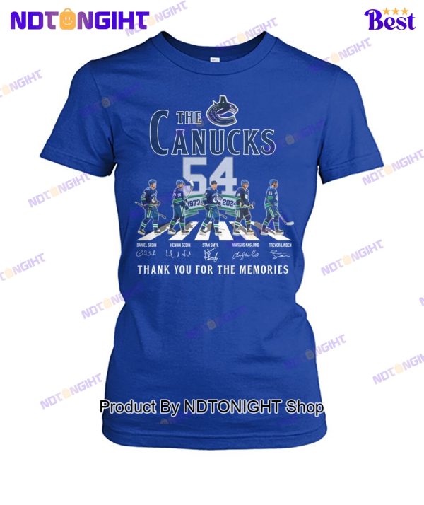 Vancouver Canucks 54th Anniversary Thank You For The Memories Unisex T-Shirt