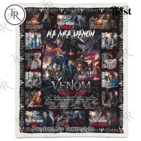 Venom The Last Dance Fleece Blanket