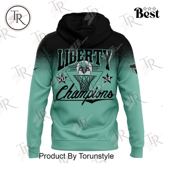 WNBA 2024 Champions New York Liberty Hoodie, Cap