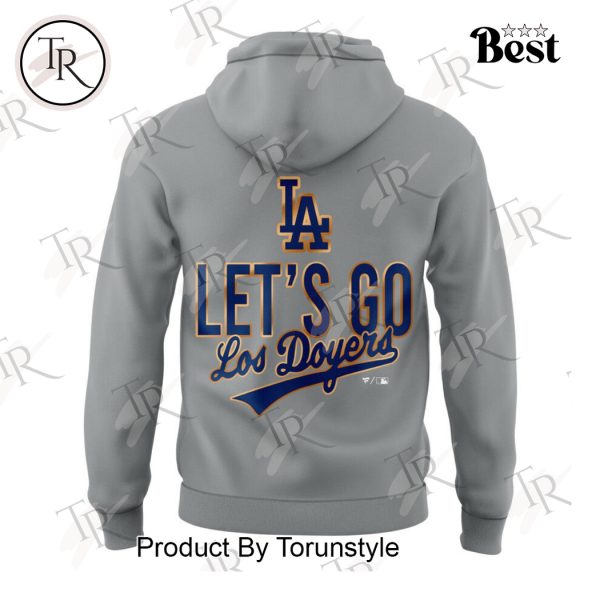 2024 National League Champions Let’s Go Dodgers Hoodie, Longpants, Cap – Grey