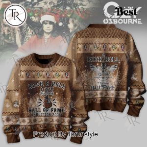 Ozzy Osbourne Rock & Roll Hall Of Fame Induction 2024 Sweater