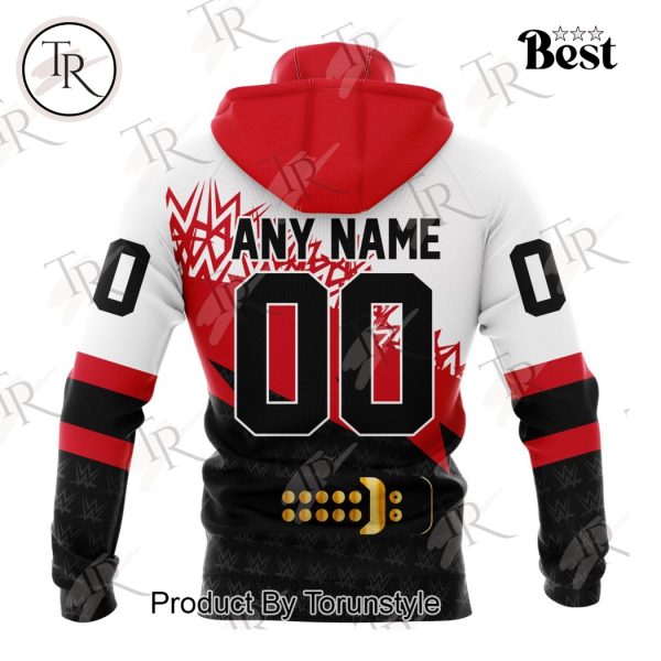 NHL New Jersey Devils Special WWE Design Hoodie